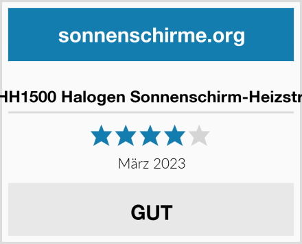  Elro HH1500 Halogen Sonnenschirm-Heizstrahler Test