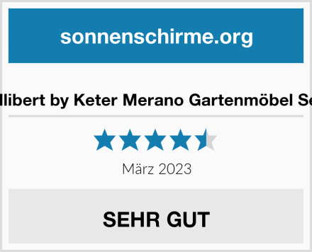 Allibert by Keter Merano Gartenmöbel Set Test