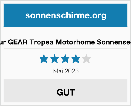  your GEAR Tropea Motorhome Sonnensegel Test