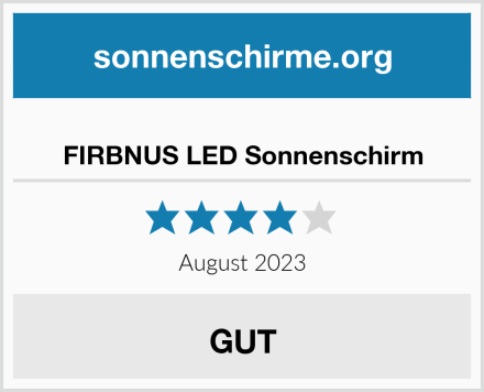 FIRBNUS LED Sonnenschirm Test
