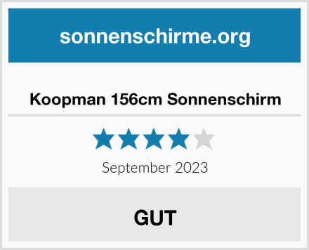  Koopman 156cm Sonnenschirm Test