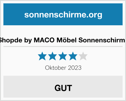  MACOShopde by MACO Möbel Sonnenschirm 300 cm Test