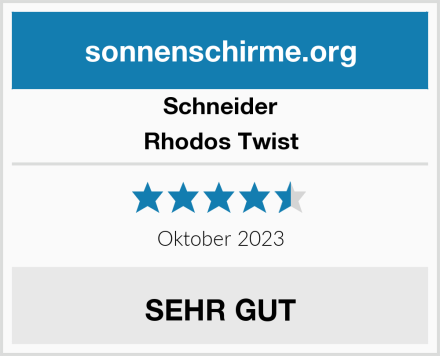 Schneider Rhodos Twist Test
