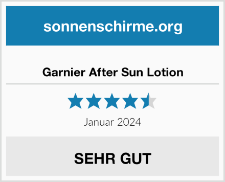  Garnier After Sun Lotion Test