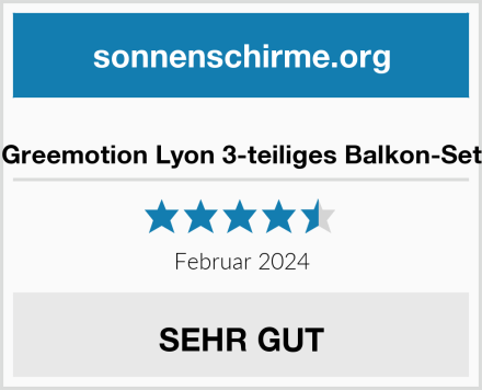  Greemotion Lyon 3-teiliges Balkon-Set Test