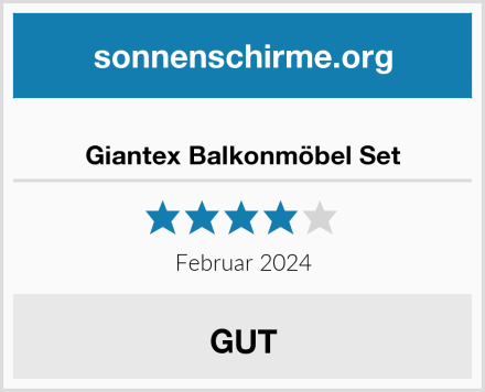  Giantex Balkonmöbel Set Test