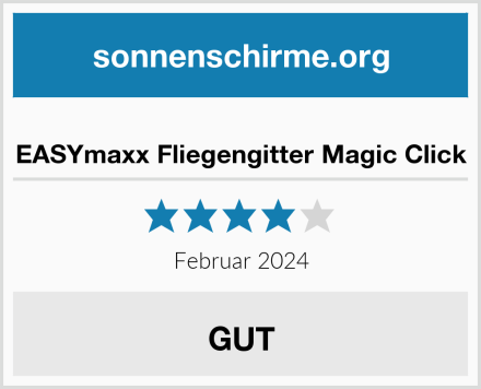  EASYmaxx Fliegengitter Magic Click Test