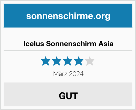  Icelus Sonnenschirm Asia Test