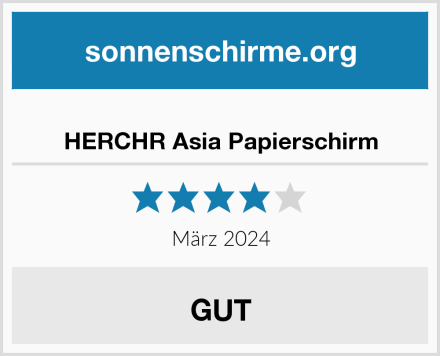  HERCHR Asia Papierschirm Test