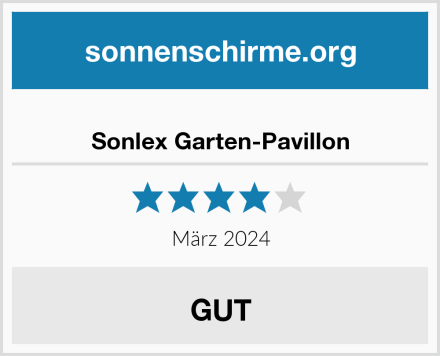  Sonlex Garten-Pavillon Test