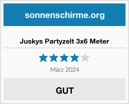  Juskys Partyzelt 3x6 Meter Test