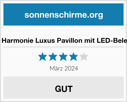  Swing & Harmonie Luxus Pavillon mit LED-Beleuchtung Test