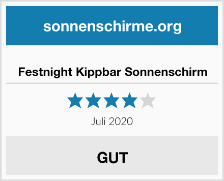  Festnight Kippbar Sonnenschirm Test