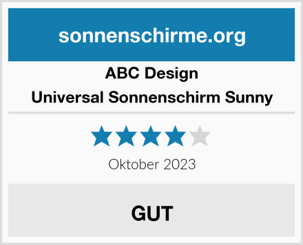 ABC Design Universal Sonnenschirm Sunny Test
