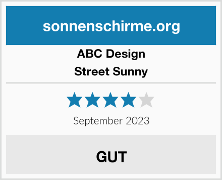 ABC Design Street Sonnenschirm Sunny Test
