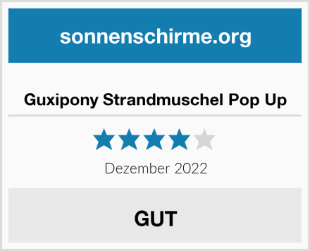  Guxipony Strandmuschel Pop Up Test