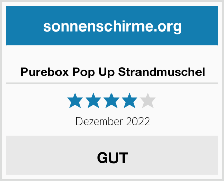 Purebox Pop Up Strandmuschel Test
