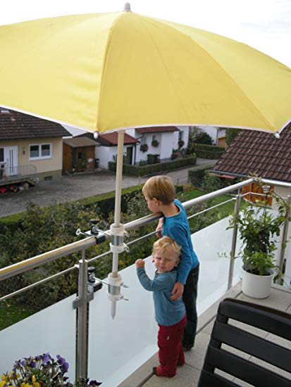 Sonnenschirm Halter für Mauern und Gelände Sonnenschirm Halterung Balkon 
