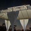  Homall Garten Pavillon mit LED-Beleuchtung