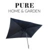  Pure Home & Garden Kurbelschirm